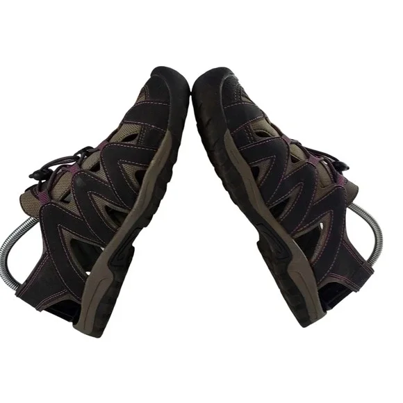 Northside Burke II Sport Sandals Women 9 Gray Purple Hiking Water Shoes 214004W - Picture 9 of 9